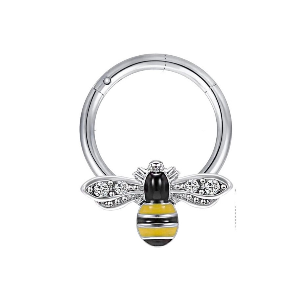Stainless Steel 16g Nose Ring or Cartilage Piercing For Women Men